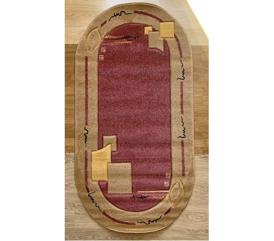 Синтетичний килим Frize Vrezanny 5858A pink - Висока якість за найкращою ціною в Україні